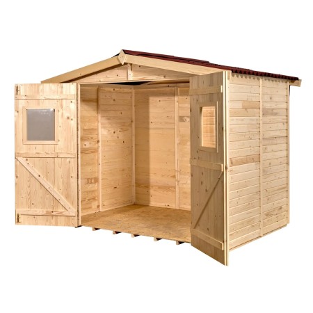 Casetta 2.4x1.6 in Legno Pannelli 16 mm con Pavimento | BricoShop24