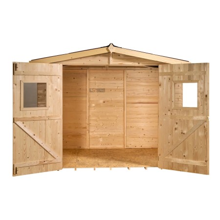 Casetta 2.4x1.6 in Legno Pannelli 16 mm con Pavimento | BricoShop24