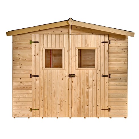 Casetta 2.4x1.6 in Legno Pannelli 16 mm con Pavimento | BricoShop24