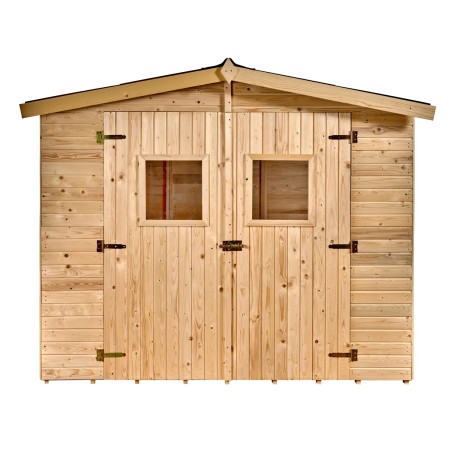 Casetta 2.4x1.6 in Legno Pannelli 16 mm con Pavimento | BricoShop24