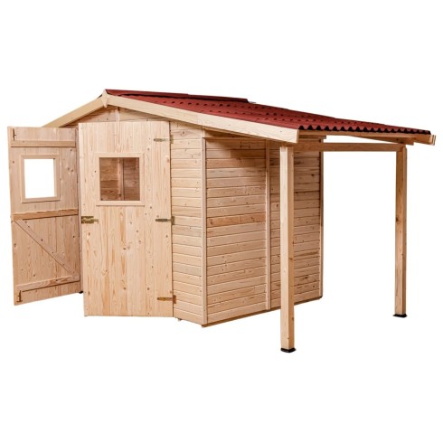 Casetta Legnaia 2.4x1.6 con Pavimento in Legno 16 mm | BricoShop24