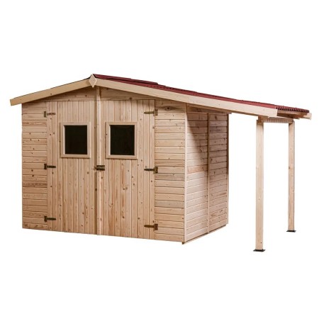 Casetta Legnaia 2.4x1.6 con Pavimento in Legno 16 mm | BricoShop24