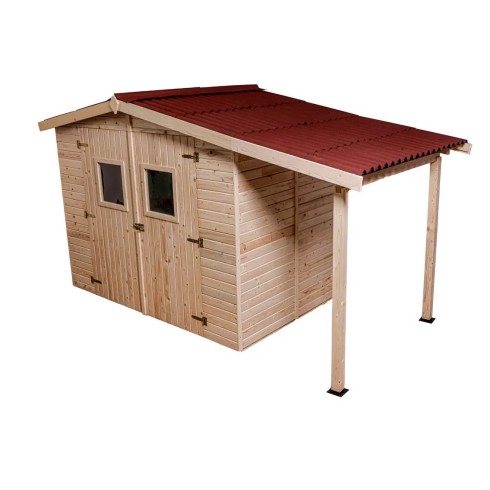 Casetta Legnaia 2.4x1.6 con Pavimento in Legno 16 mm | BricoShop24