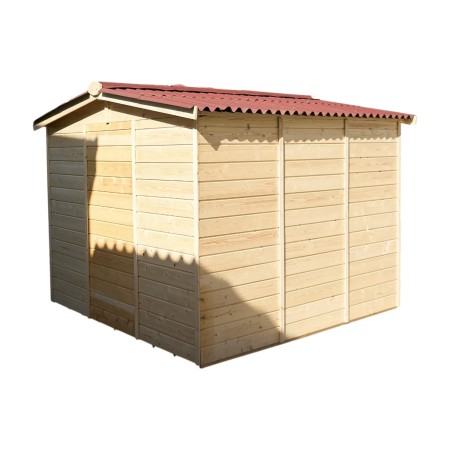 Casetta 2.4x2.4 in Legno Pannelli 16 mm Rimessa Esterno | BricoShop24