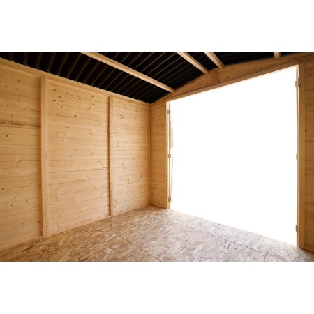 Casetta 2.4x2.4 in Legno Pannelli 16 mm Rimessa Esterno | BricoShop24