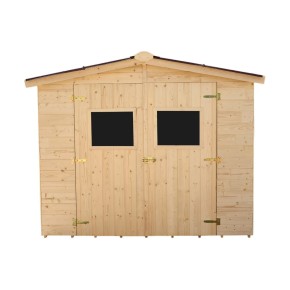 Casetta 2.4x2.4 in Legno Pannelli 16 mm da Giardino Esterno per Attrezzi Rimessa 2