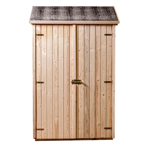 Casetta Armadio 120x60 in Legno per Attrezzi Addossata