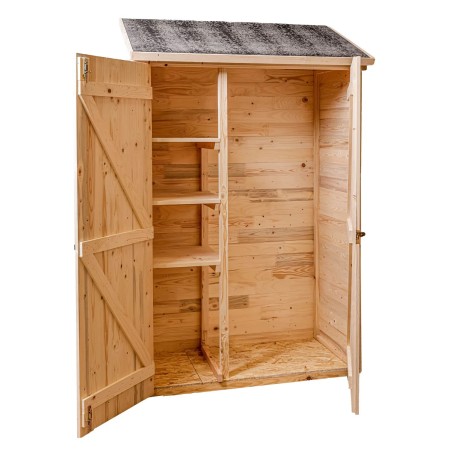 Casetta Armadio 120x60 in Legno per Attrezzi Addossata