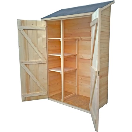 Casetta Armadio 120x60 in Legno per Attrezzi Addossata