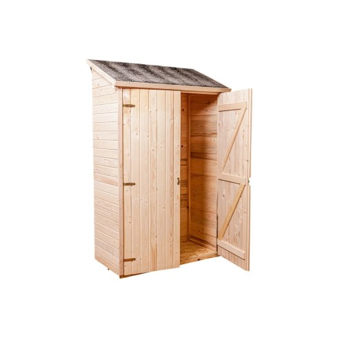 Casetta Armadio 120x60 in Legno per Attrezzi Addossata