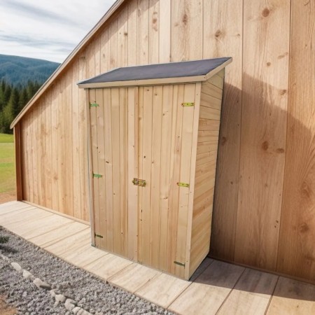Casetta Armadio 120x60 in Legno per Attrezzi Addossata
