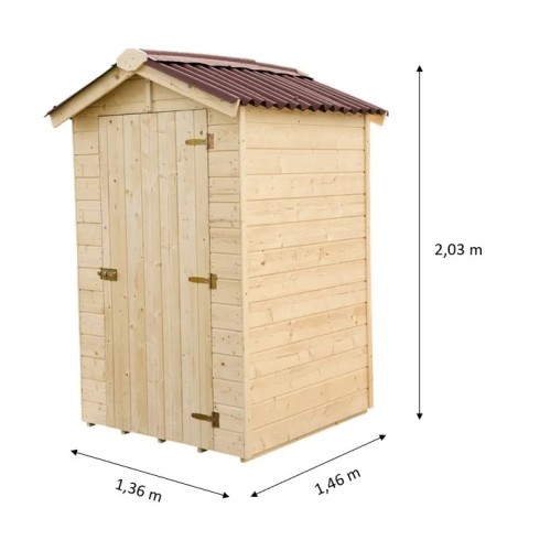 Casetta Armadio in Legno Mobile Ripostiglio da Esterno | BricoShop24
