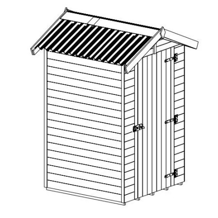 Casetta Armadio in Legno Mobile Ripostiglio da Esterno | BricoShop24