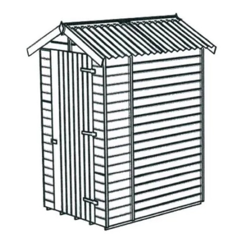 Casetta in Legno uso Bagno 140x190 cm