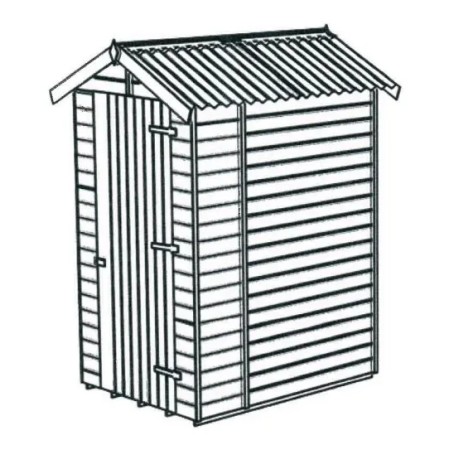 Casetta in Legno uso Bagno 140x190 cm