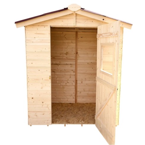 Casetta in Legno con Pavimento 160x120 cm da Giardino