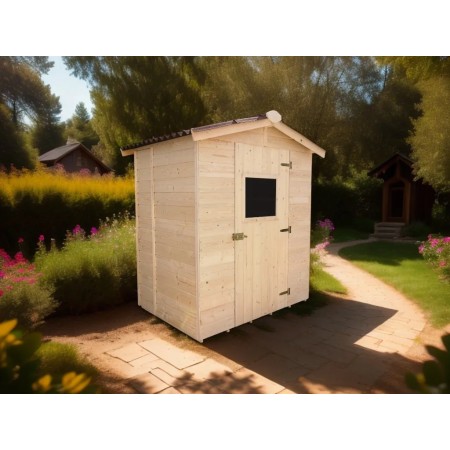Casetta in Legno con Pavimento 160x120 cm da Giardino