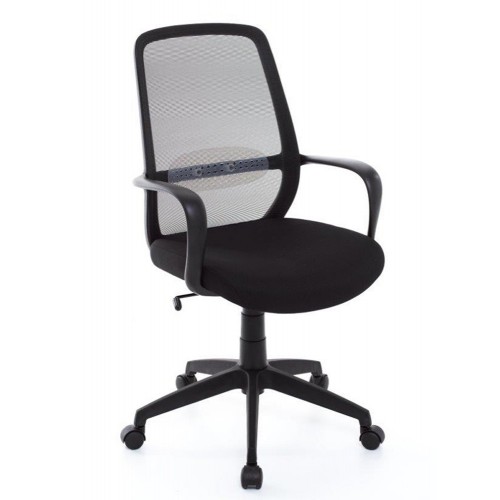 Sedia Ufficio Scrivania Ruote Nero Poltrona con Braccioli Operativa Ergonomica