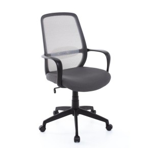 Sedia Ufficio Presidenziale con Ruote per Scrivania Poltrona Ecopelle Ergonomica