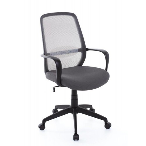 Sedia Ufficio Presidenziale con Ruote per Scrivania Poltrona Ecopelle Ergonomica