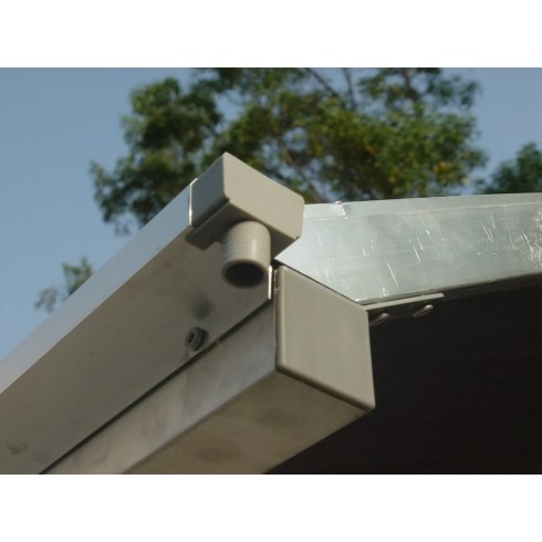 Carport in Alluminio 3x4.8 metri Policarbonato Gazebo Posto Auto Capanno Tettoia | BricoShop24