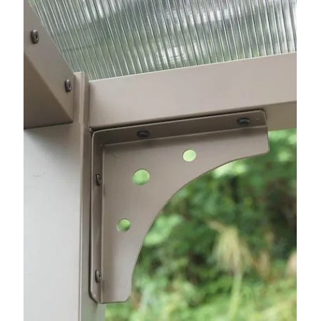 Carport in Alluminio 3x4.8 metri Policarbonato Gazebo Posto Auto Capanno Tettoia | BricoShop24