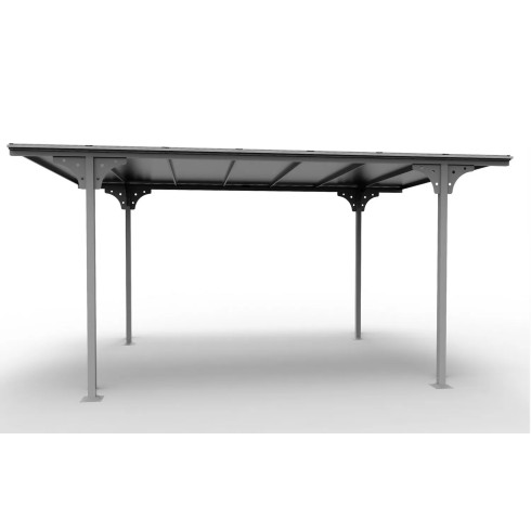 Tettoia in Alluminio 3x5 metri Carport Policarbonato Gazebo Posto Auto