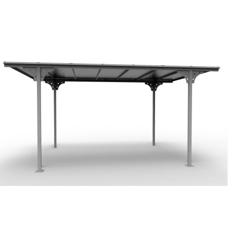 Tettoia in Alluminio 3x5 metri Carport Policarbonato Gazebo Posto Auto