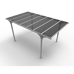 Tettoia in Alluminio 3x5 metri Carport Policarbonato Gazebo Posto Auto 2