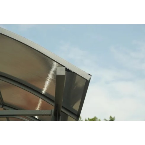 Carport in Alluminio 3.6x7.6 mt Policarbonato Posto Auto Tettoia Camper Furgoni | BricoShop24