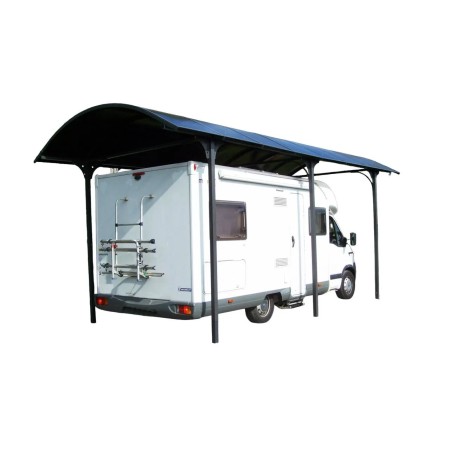 Carport in Alluminio 3.6x7.6 mt Policarbonato Posto Auto Tettoia Camper Furgoni | BricoShop24