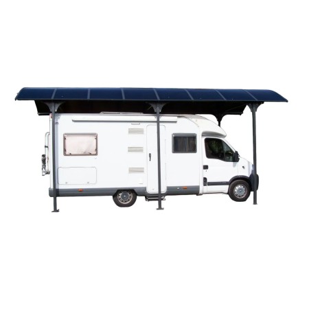 Carport in Alluminio 3.6x7.6 mt Policarbonato Posto Auto Tettoia Camper Furgoni | BricoShop24