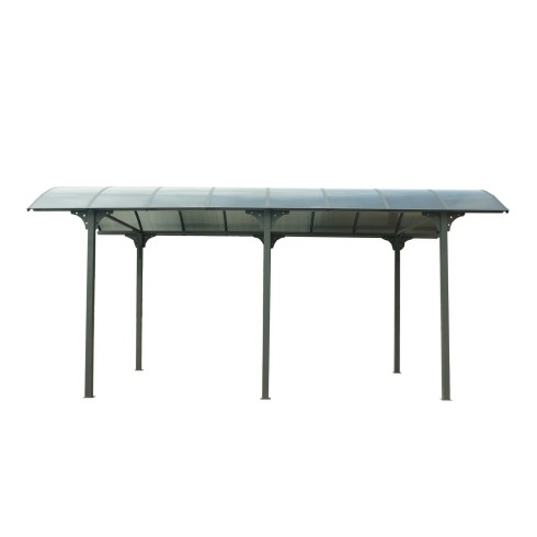 Carport in Alluminio 3.6x7.6 mt Policarbonato Posto Auto Tettoia Camper Furgoni | BricoShop24