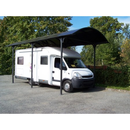 Carport in Alluminio 3.6x7.6 mt Policarbonato Posto Auto Tettoia Camper Furgoni | BricoShop24