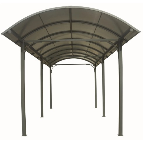 Carport in Alluminio 3.6x7.6 mt Policarbonato Posto Auto Tettoia Camper Furgoni | BricoShop24