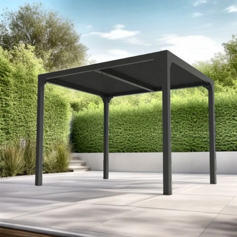 Pergola Bioclimatica 3x2.4 in Alluminio Gazebo Pergolato | BricoShop24