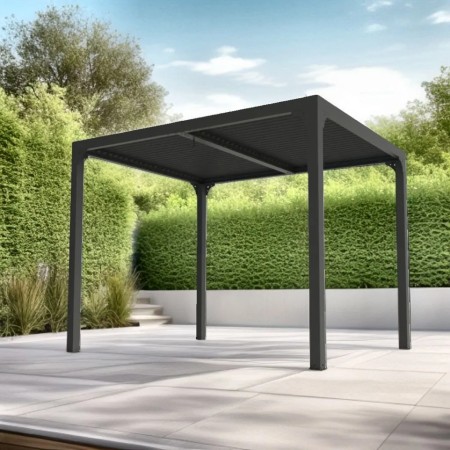 Pergola Bioclimatica 3x2.4 in Alluminio Gazebo Pergolato | BricoShop24