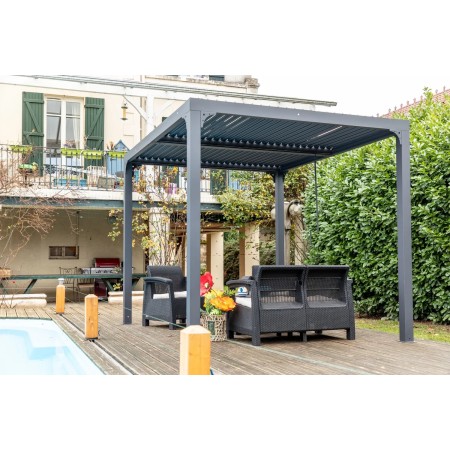 Pergola Bioclimatica 3x2.4 in Alluminio Gazebo Pergolato | BricoShop24