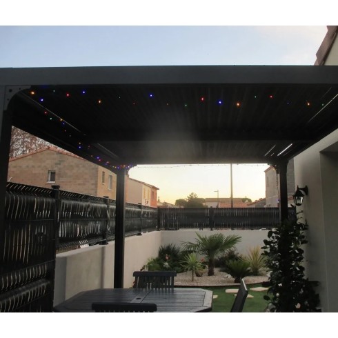 Pergola Bioclimatica 3x2.4 in Alluminio Gazebo Pergolato | BricoShop24