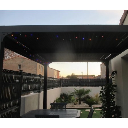 Pergola Bioclimatica 3x2.4 in Alluminio Gazebo Pergolato | BricoShop24
