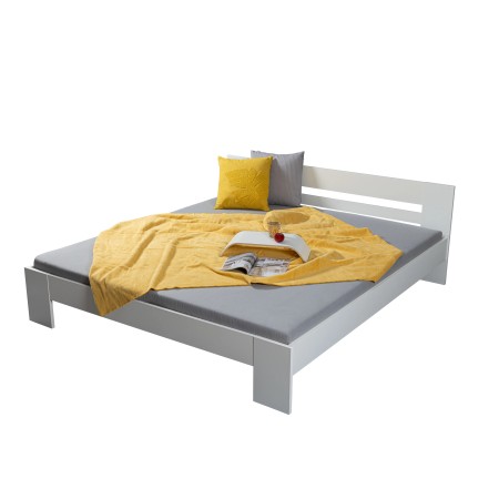 Struttura Letto Matrimoniale 180x200 cm Bianco senza Doghe