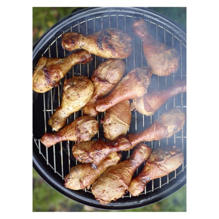 Barbecue Affumicatore a Carbone da Giardino 50x50x106 cm