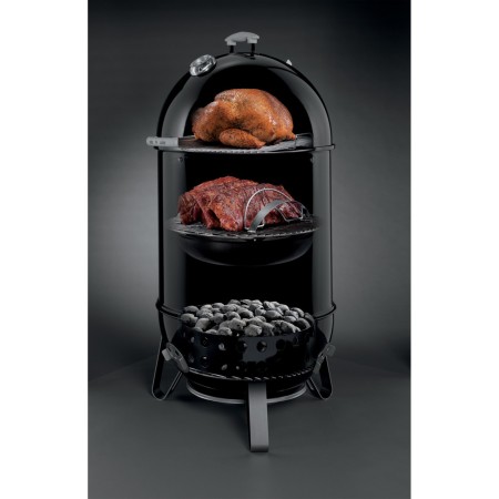 Barbecue Affumicatore a Carbone da Giardino 50x50x106 cm