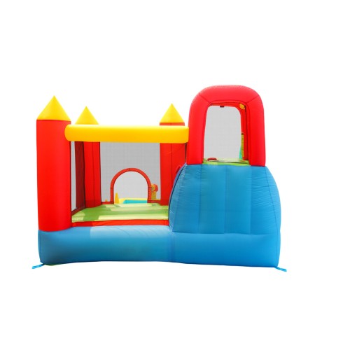 Gioco Castello Gonfiabile Acquatico per Bambini Con Blaster