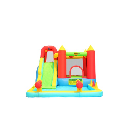 Gioco Castello Gonfiabile Acquatico per Bambini Con Blaster