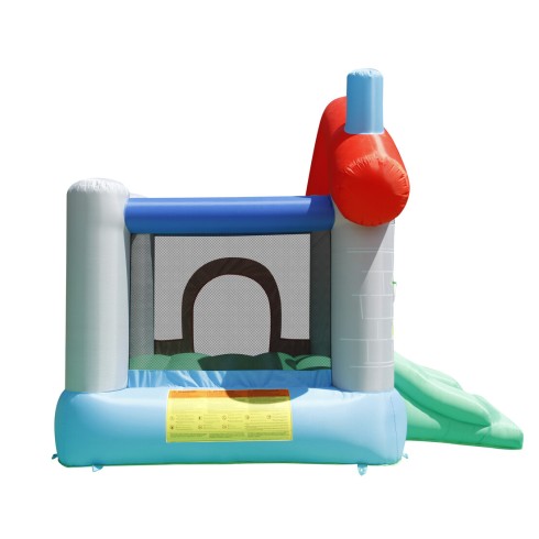 Gioco Castello Gonfiabile per Bambini Con Scivolo e Palline