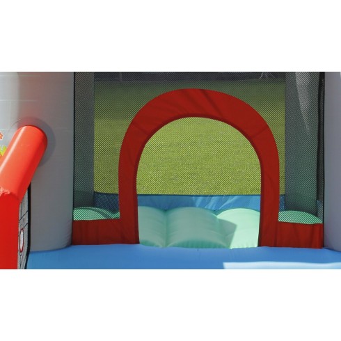 Gioco Castello Gonfiabile per Bambini Con Scivolo e Palline