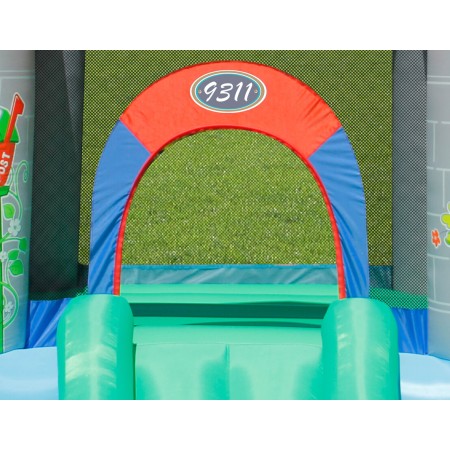 Gioco Castello Gonfiabile per Bambini Con Scivolo e Palline