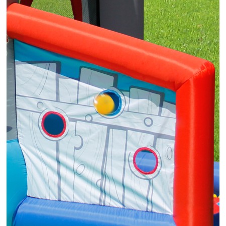 Gioco Castello Gonfiabile per Bambini Con Scivolo e Palline