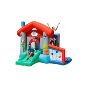 Gioco Castello Gonfiabile per Bambini Con Scivolo e Palline 2
